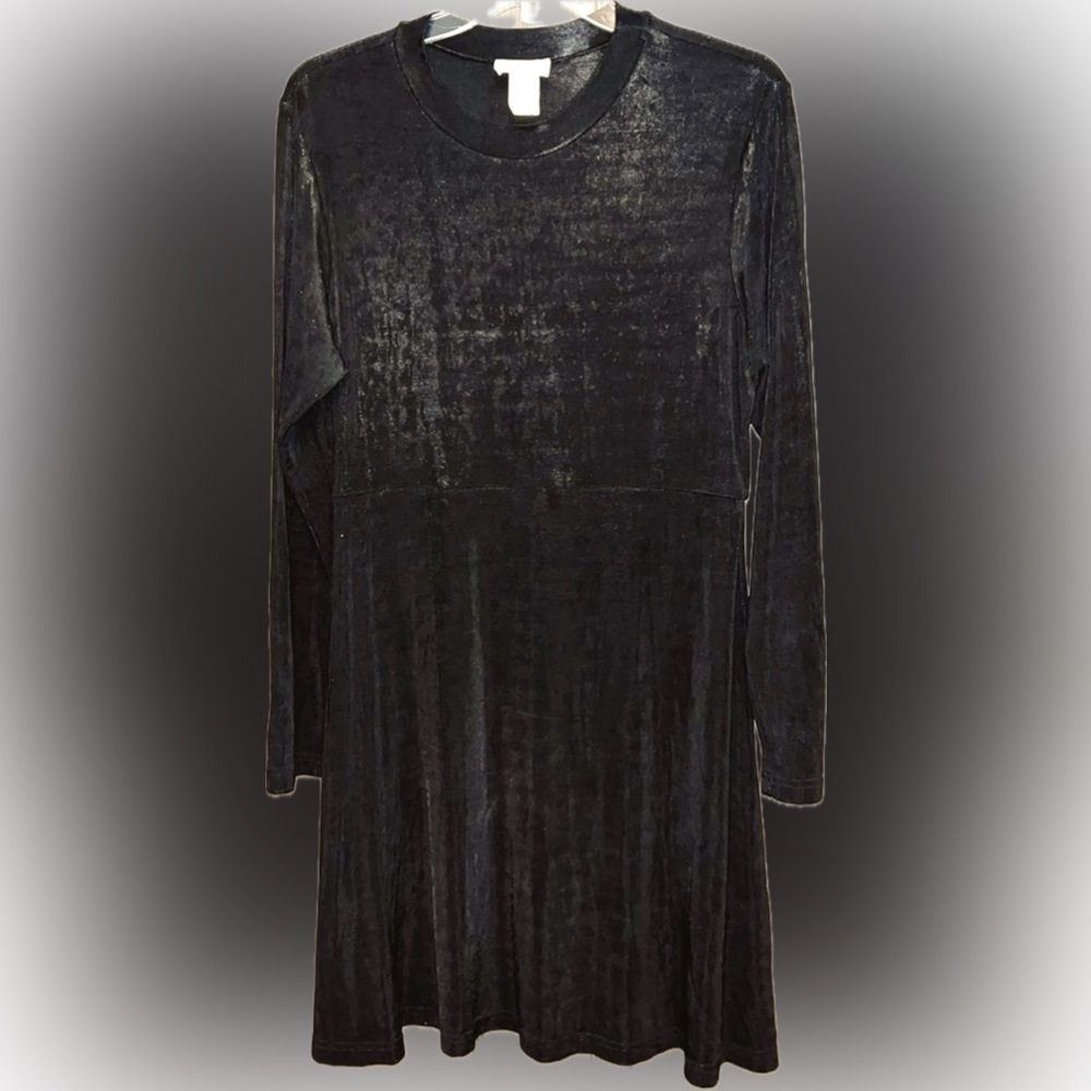 Vintage Moda International Little Black Dress, Size L, Super Stretchy, EVC